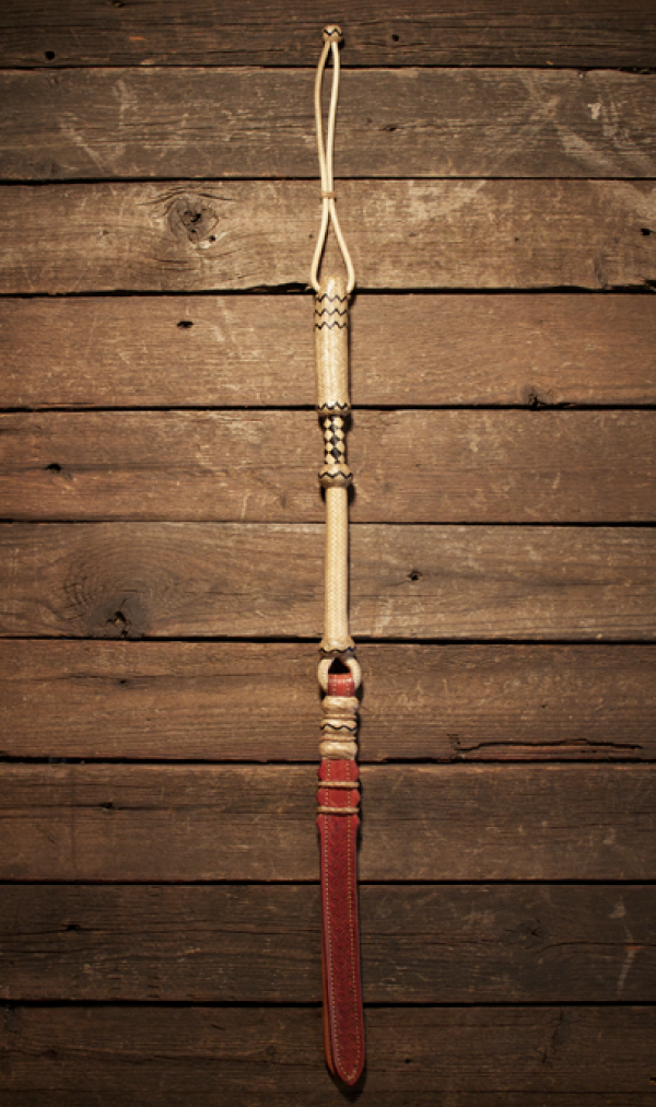 Western tack chequered quirt
