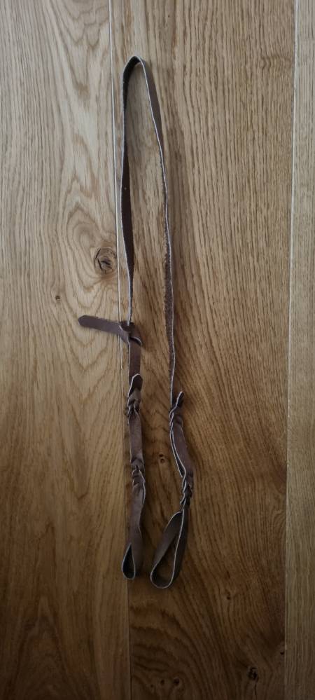 Plain Light Brown Chap Leather Bosal Hanger